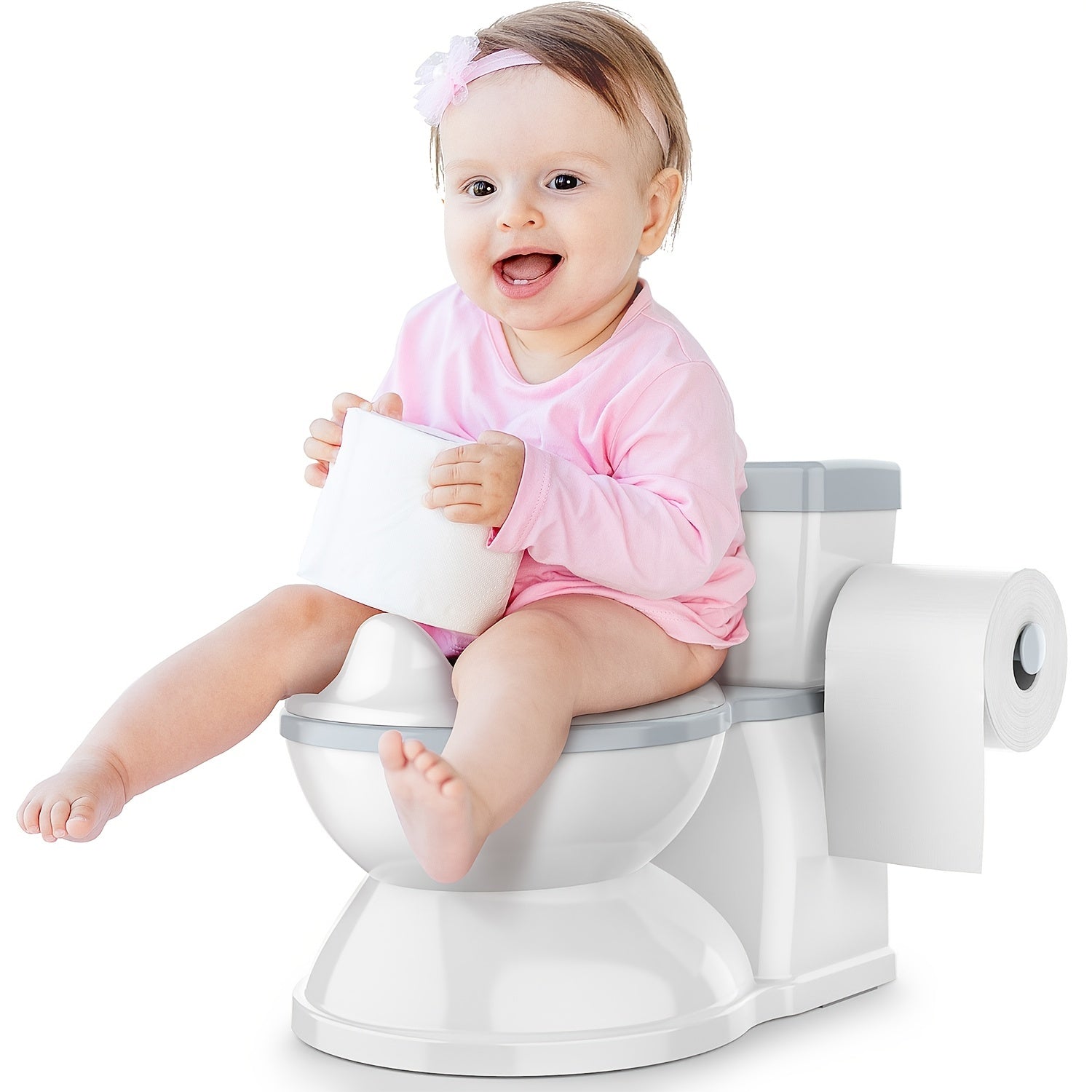 Toddler Potty Training Seat for Boys and Girls with Wipes Storage