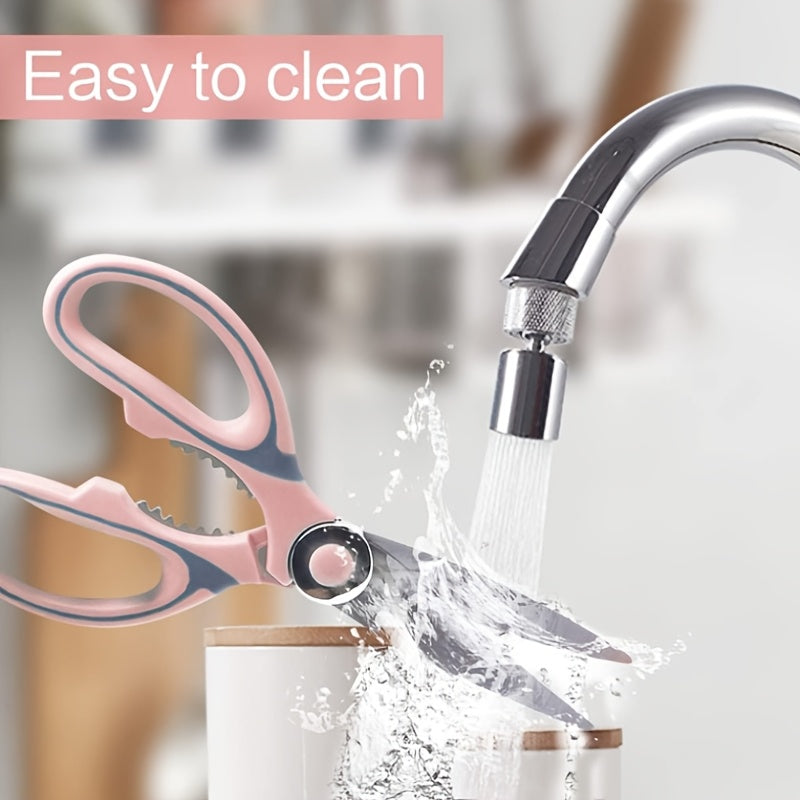 Stainless Steel Kitchen Shears for Meat Herbs Vegetables Durable Sharp Blades