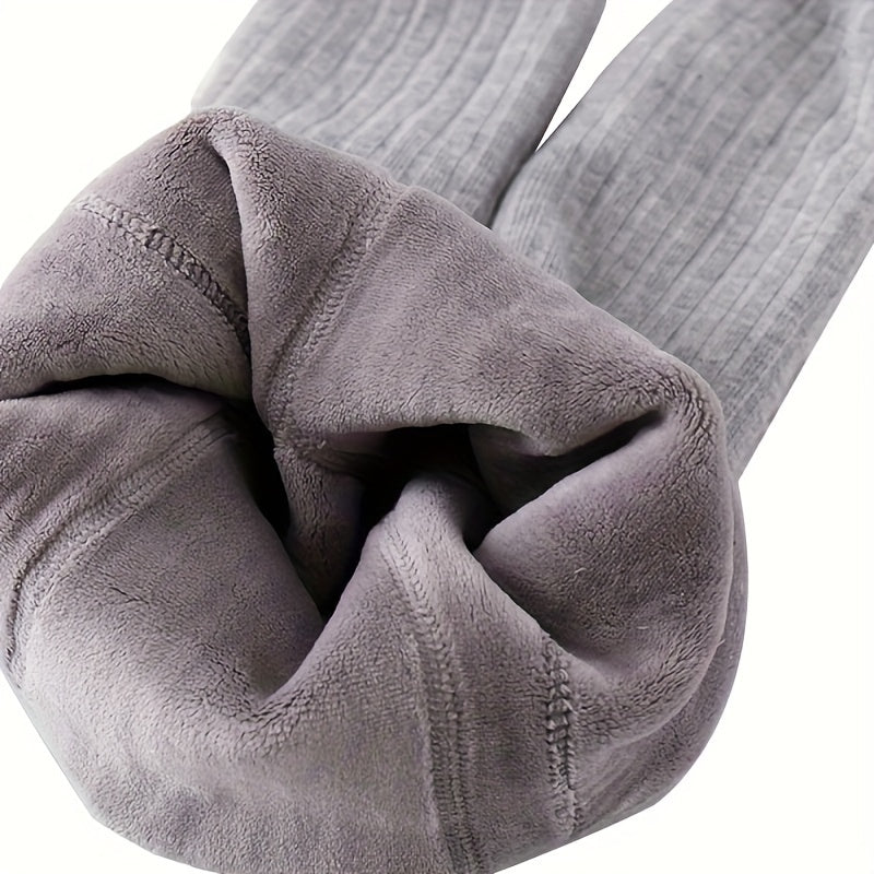 1 juft qizlar uchun qalin qish crew paypoqlari