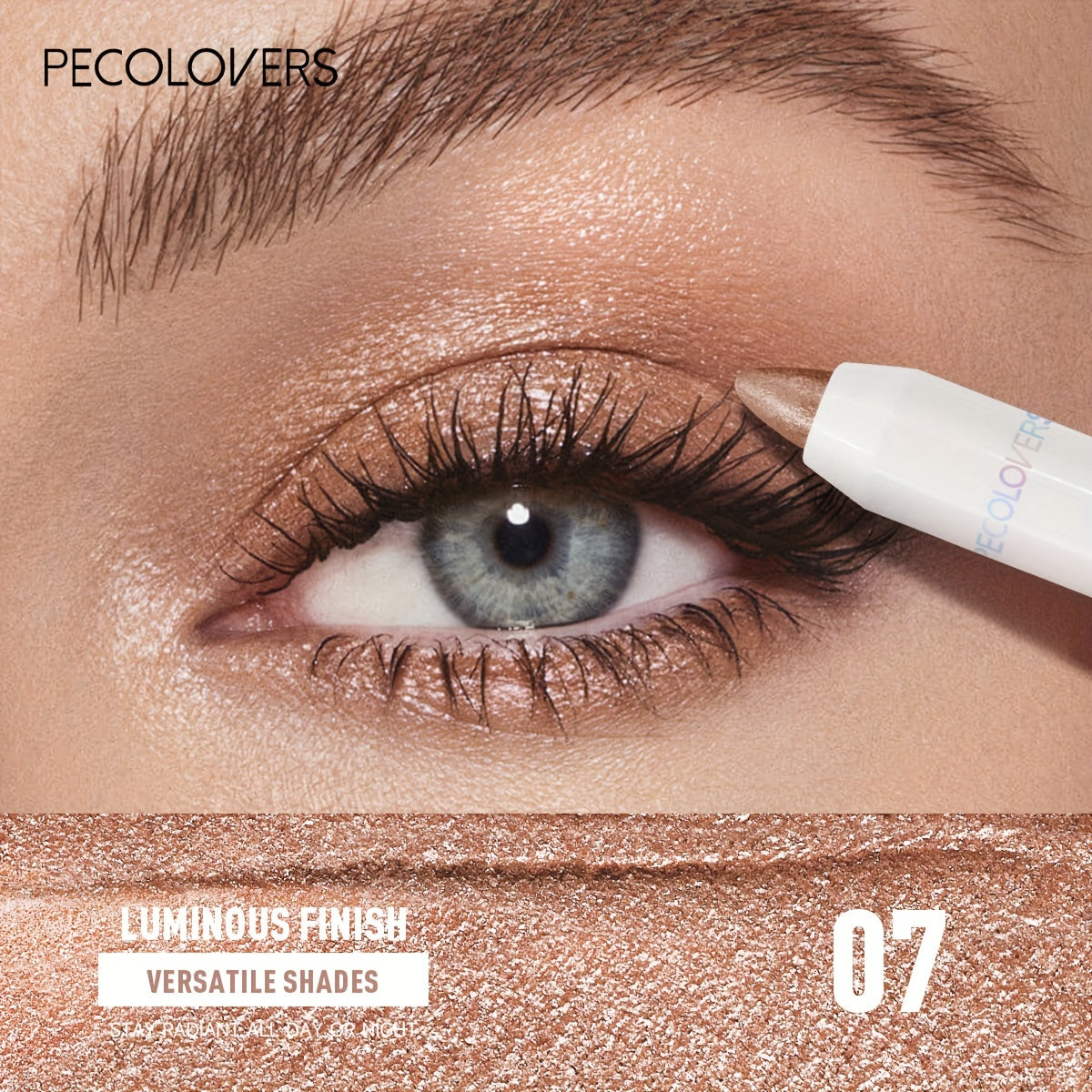 Women Brown Eyeshadow Stick Cream Texture Waterproof Long Lasting