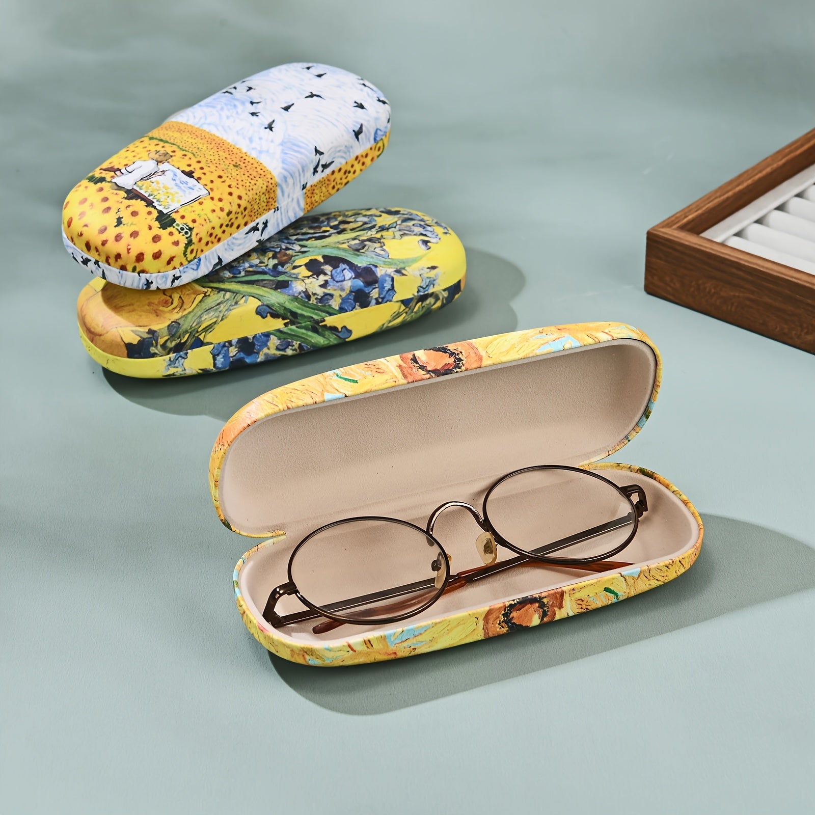 Vintage shisha qutisi bosma dizayni bilan, bardoshli, engil, sayohat uchun tashkil etuvchi