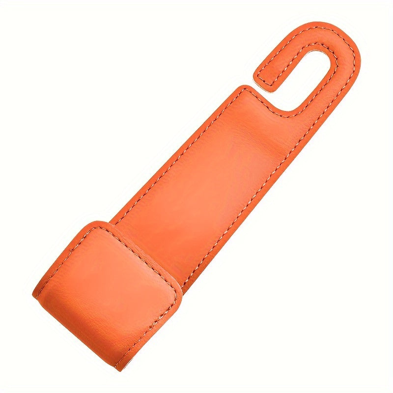 Универсальный крючок для автомобильных сидений из PU-кожи с скрытым отделением, органайзер для хранения и нагрузки