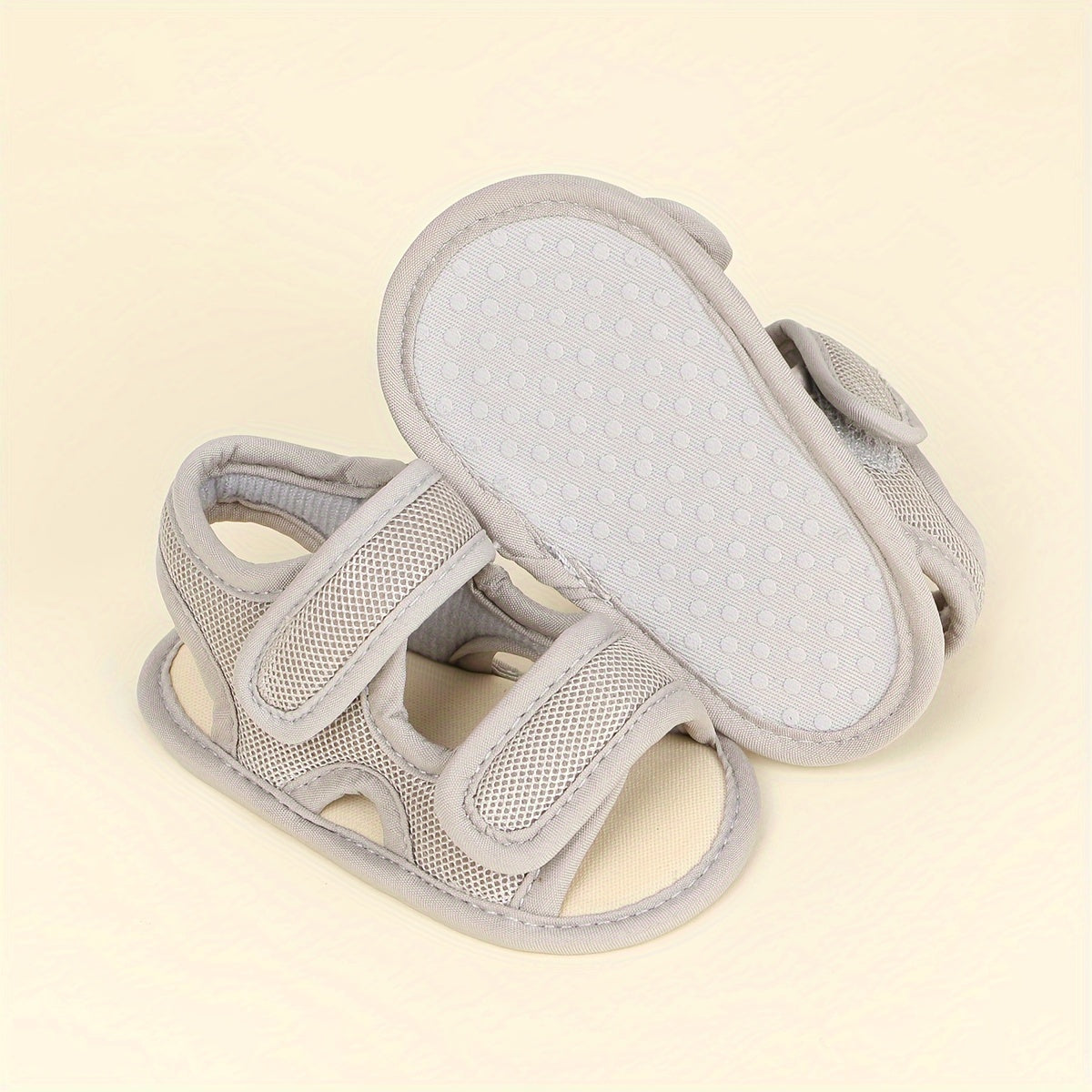 Infant Summer Sandals Open Toe Anti-Slip PU Sole Casual Toddler Shoes