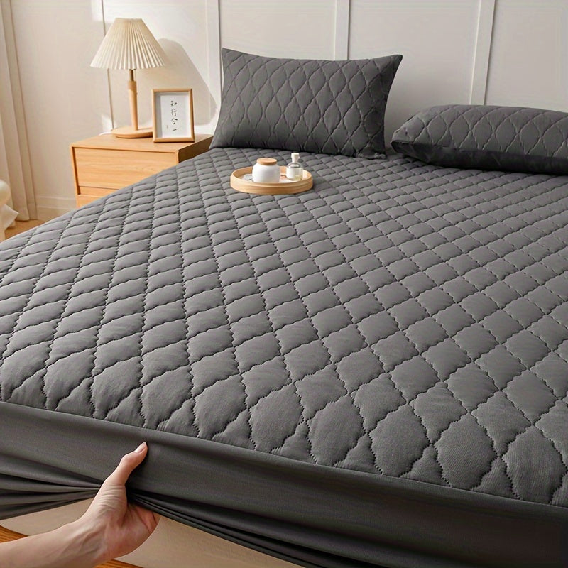 Solid Color Waterproof Bed Canopy Soft Comfortable Practical Single Bed Cover