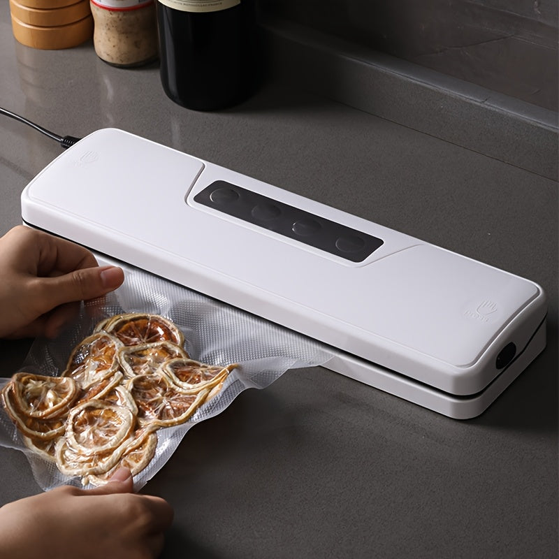 Avtomatik oziq-ovqat vakuum yopishqoq, yengil va kompakt, EU rozetkasi, 10 ta paket