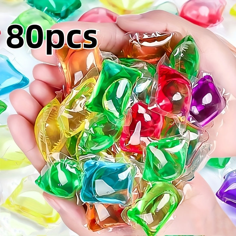 Pelotas de lavado 25/50/80/120 con fragancia duradera, detergente para ropa de PET de alta eficiencia y sin cloro