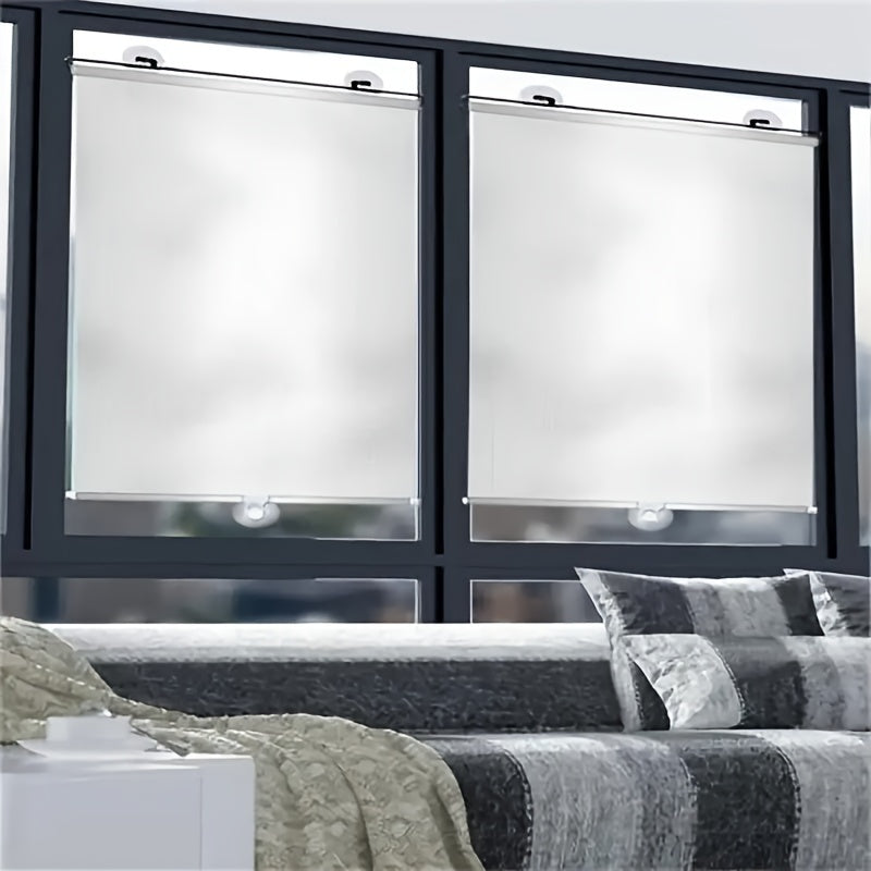 Universal Qora Rolli Qoplamali Sunshade uchun Avtomobil, Yotoqxona, Oshxona, Ofis uchun Suvga chidamli yopishtiruvchi tutqich