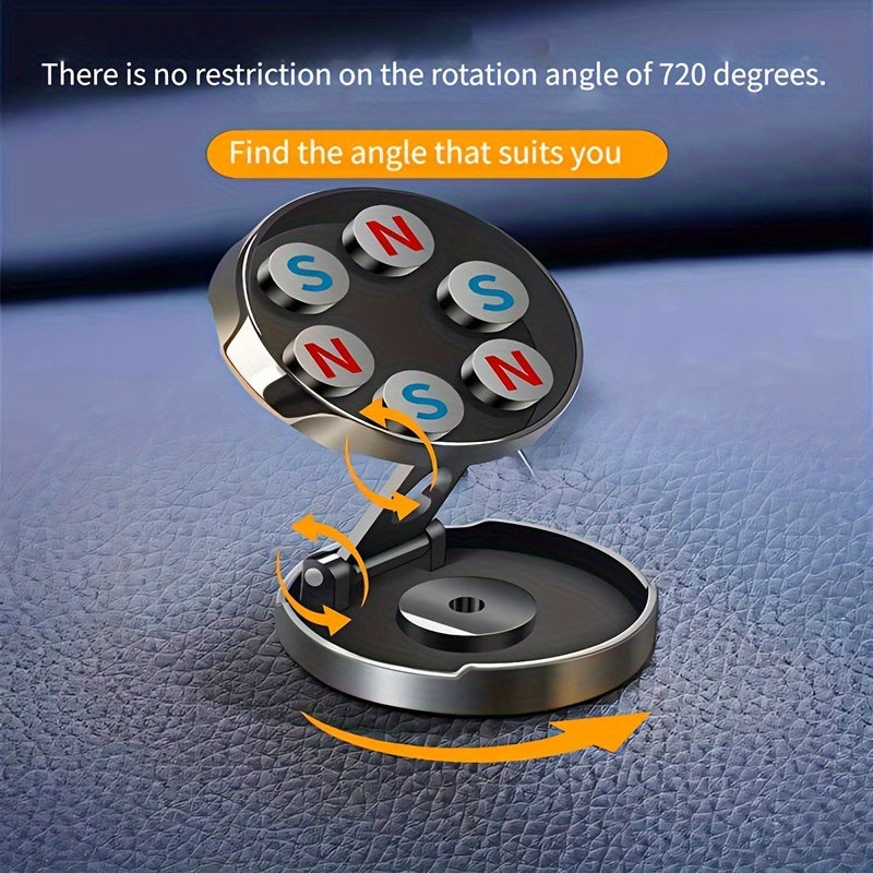 Soporte magnético universal plegable para coche, rotatorio y compacto