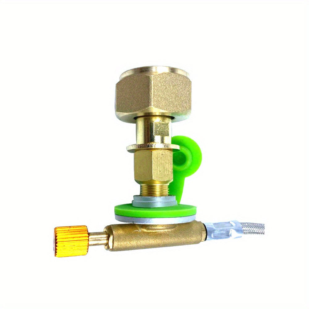 Tashqi kamp pechining gaz pechiga aylantirish ulanishi, batareyasiz avtomatik ravishda o'chadi, tashqi kamp uchun.