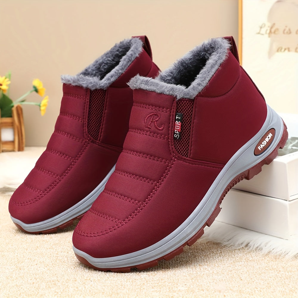 Women's Casual Ankle Boots Warm Soft Sole All-Season Comfortable