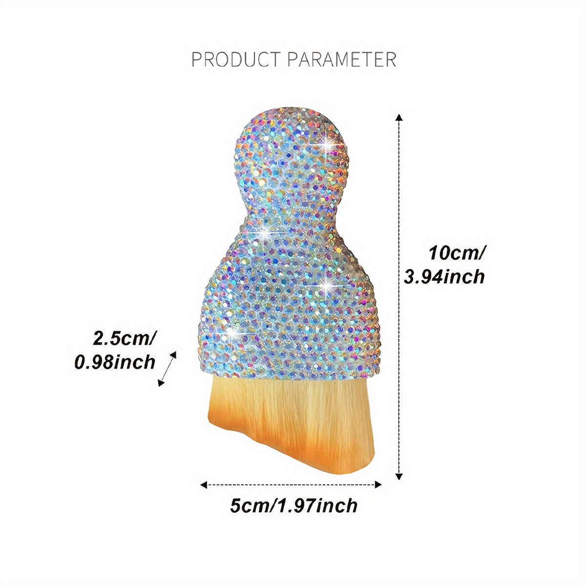 Car Interior Detailing Brush Plastic Dusting Tool Soft Bristle Compact