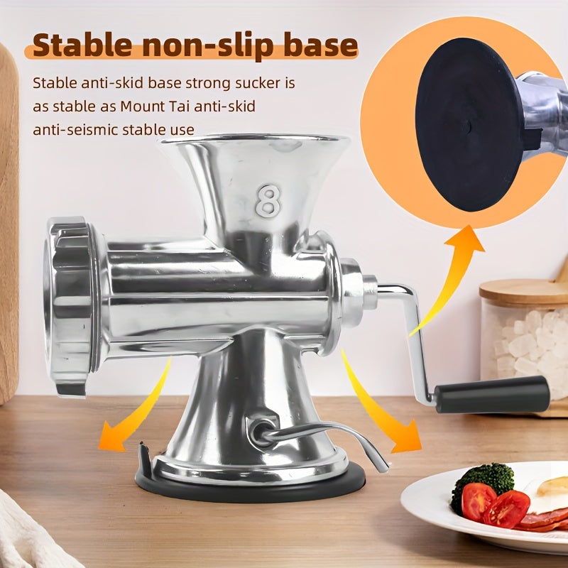 Household Meat Grinder Set with Manual Sausage Maker and Stuffing Machine