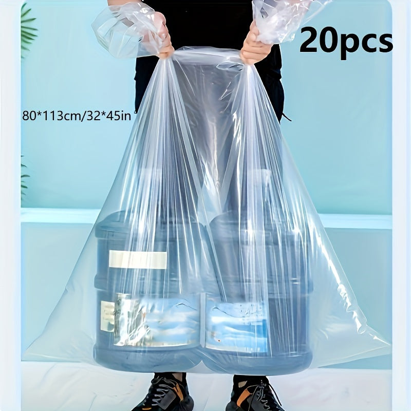 10 Large Transparent Storage Bags Waterproof Dustproof Moistureproof for Clothes Luggage Blankets