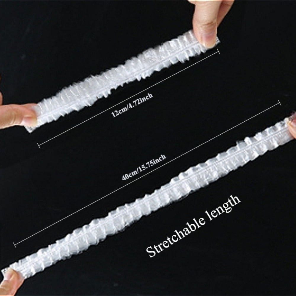 100 Disposable Food Covers Elastic Reusable Food Storage Wraps for Leftovers Fruits