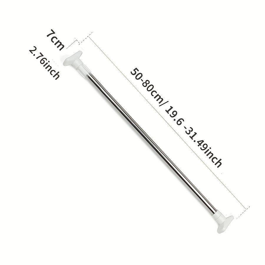 Stainless Steel Telescopic Rod for Wardrobes Bathrooms and Bedrooms Multi-Functional Support