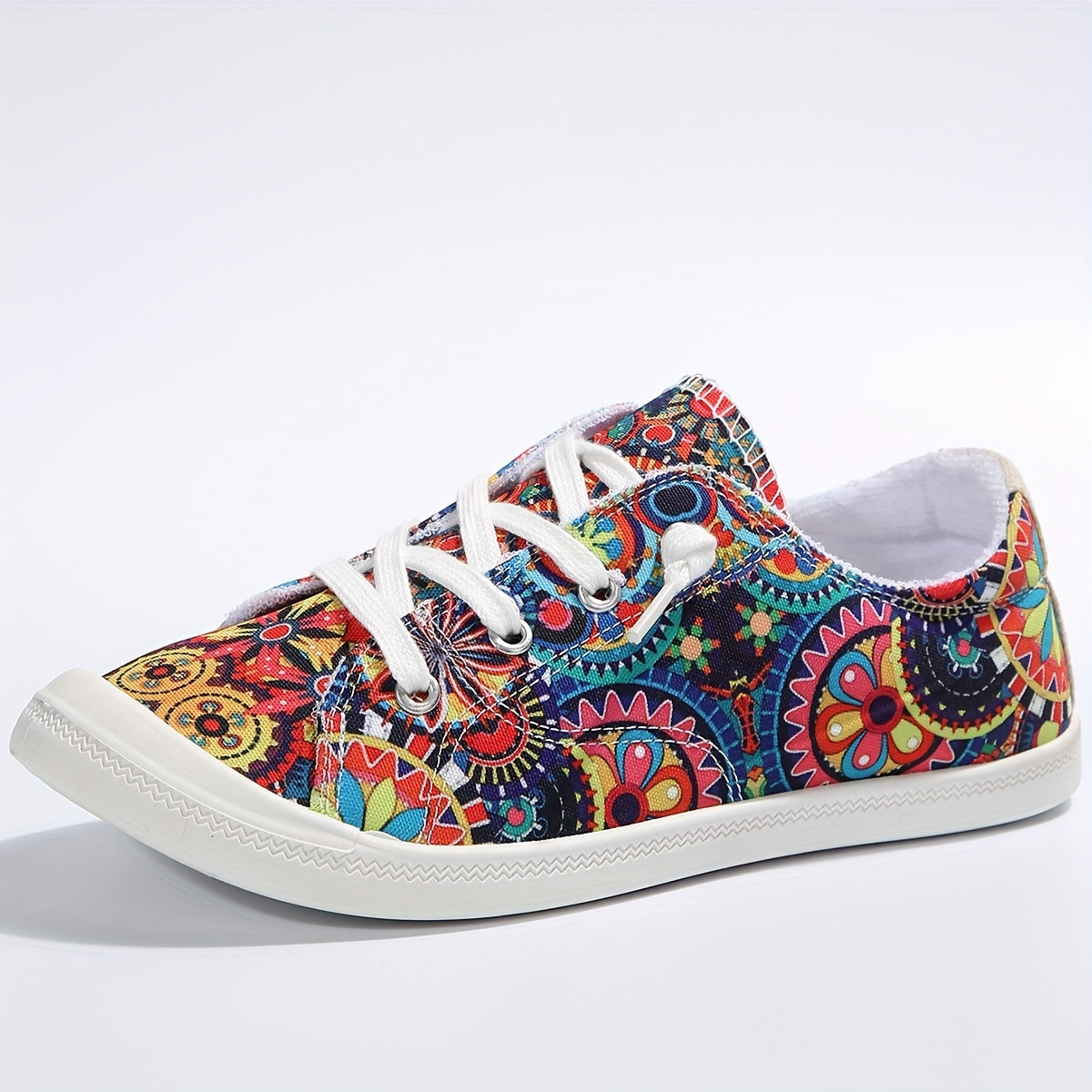 Women's Animal Print Sneakers Breathable Fabric Soft Rubber Sole All-Season