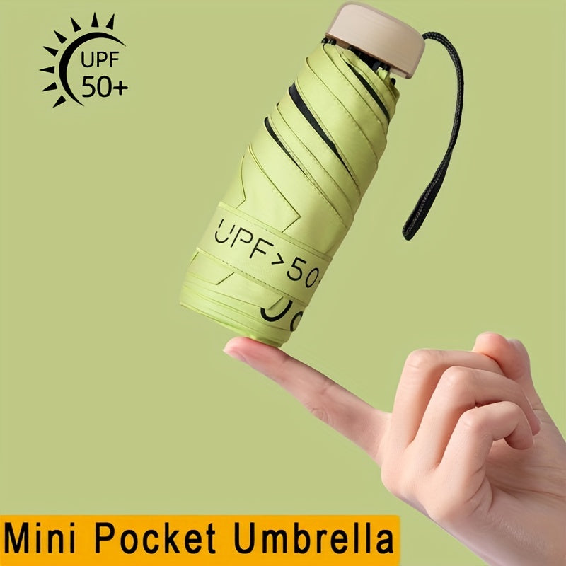 Lightweight Windproof UV Protection Sun Umbrella with Gold Handle and Aluminum Frame