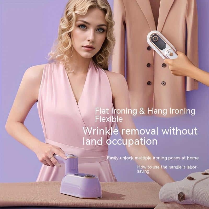 Portable Handheld Steam Iron for Travel Dorm Clothing Wrinkle Remover