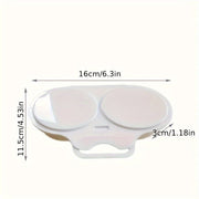 Набор пластиковых микроволновых яиц варки: включает 1 или 2 штуки, безопасен для приготовления пищи, легкое и быстрое варение, идеально подходит для здорового приготовления пищи в домашних и ресторанных кухнях.