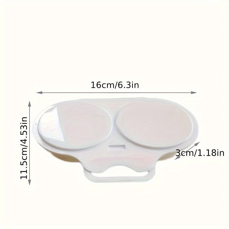 Набор пластиковых микроволновых яиц варки: включает 1 или 2 штуки, безопасен для приготовления пищи, легкое и быстрое варение, идеально подходит для здорового приготовления пищи в домашних и ресторанных кухнях.