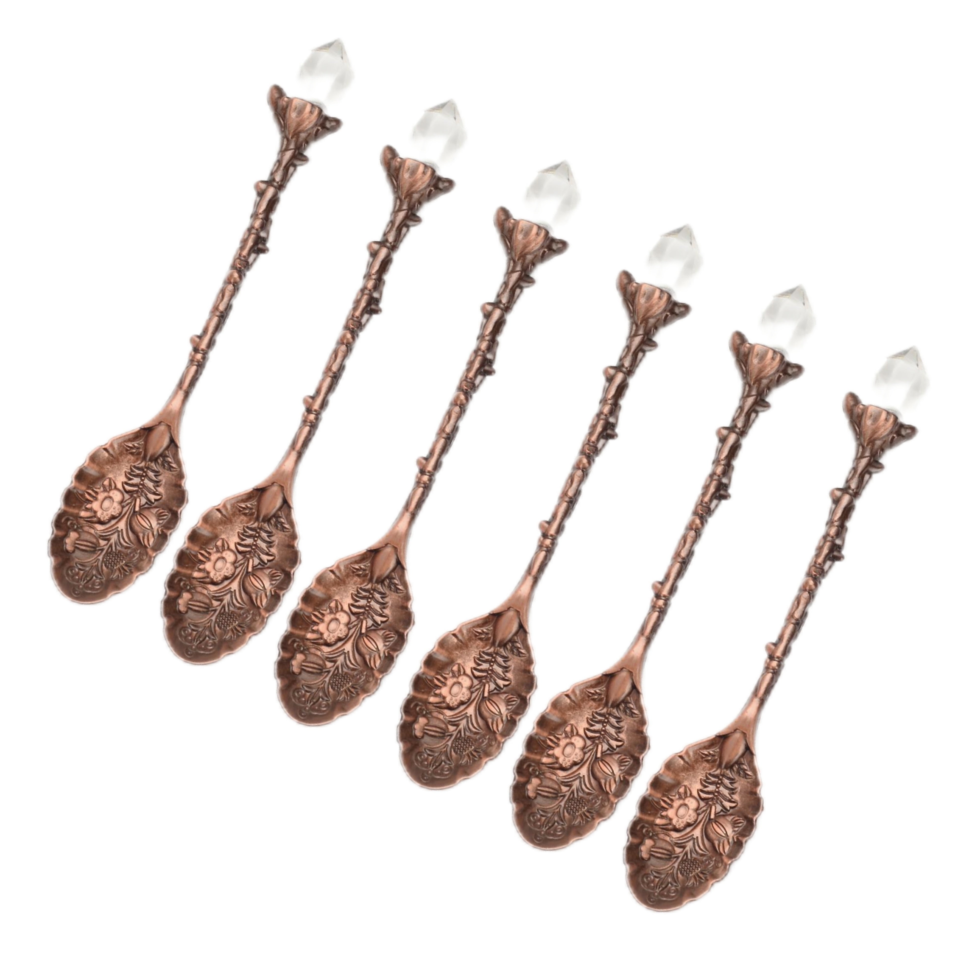 Floral Coffee Spoon for Tea and Desserts, Vintage Charm, Elegant Pattern