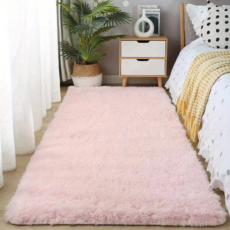 Soft Fluffy Shag Area Rug for Living Room or Bedroom Non-Slip Machine Washable