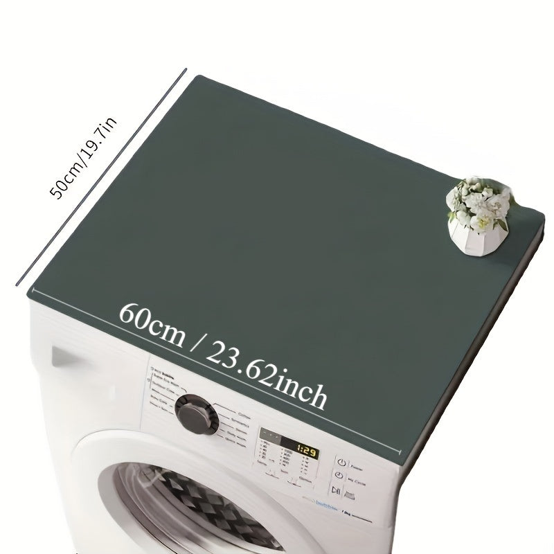 Cubierta superior para lavadora, funda antideslizante contra el polvo que protege el tambor y la máquina