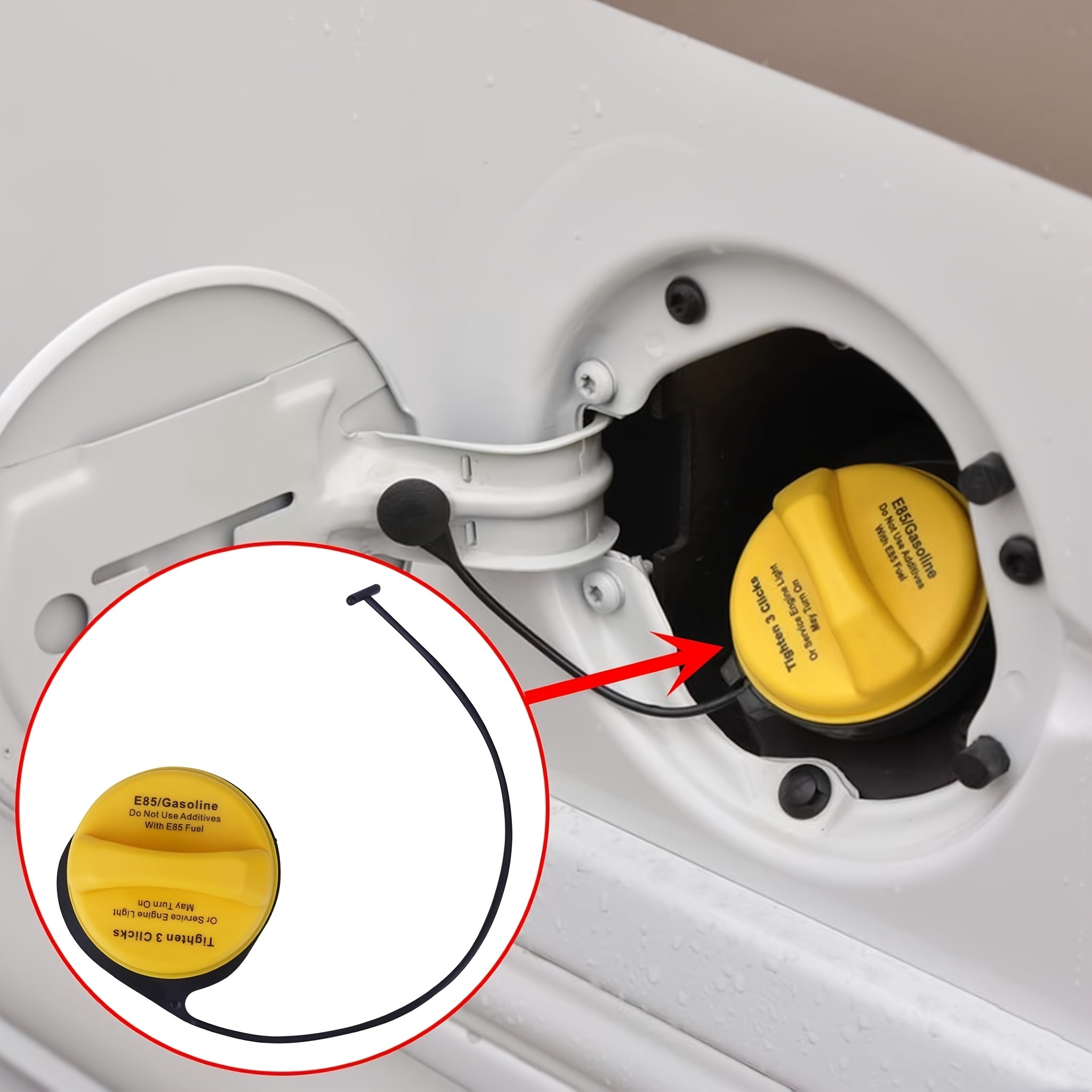 Fuel Gas Cap for Chevy, GMC, SUV, 2007-2011 Replacement, Durable Material