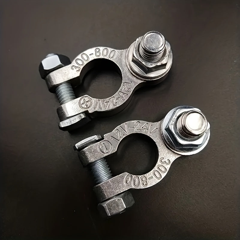 Avtomobil akkumulyator terminal klampalari juftligi 12V 24V sim kabel tez chiqarish ulanishlari