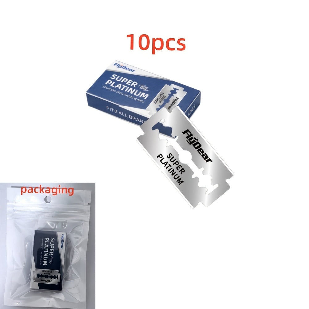 Maquinilla de afeitar de acero inoxidable de doble cara para afeitar y depilación