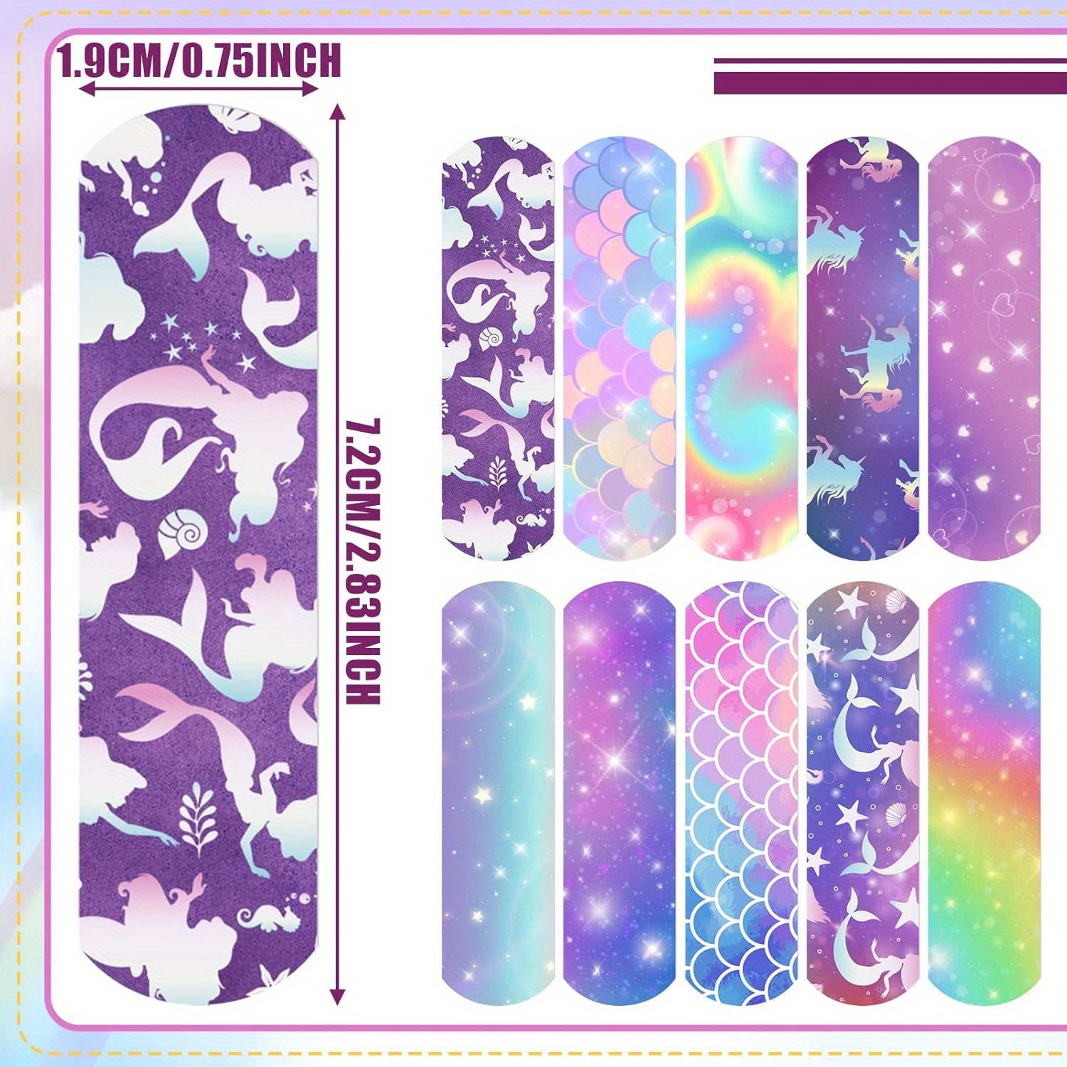 vendas de bandagens coloridas de sirena para dedos e knuckles