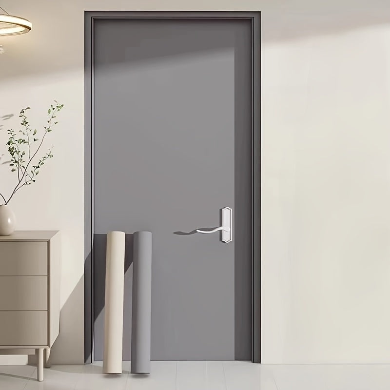 Removable Vinyl Wallpaper Matte Black Gray White Textured for Walls Kitchens Cabinets