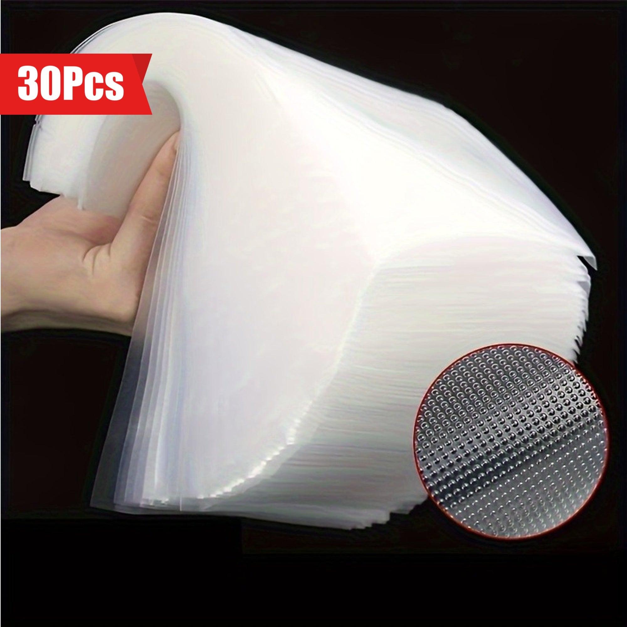 30pcs Vacuum Seal Bags for Food Preservation Kitchen Storage Durable Material