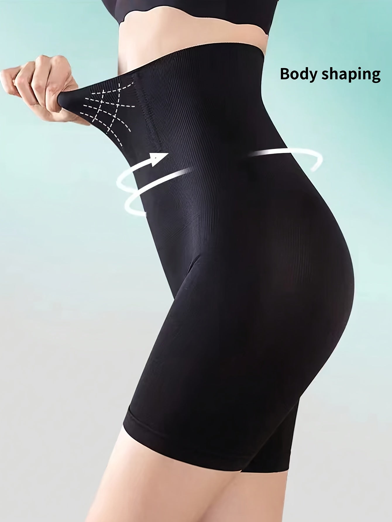 Women's High-Waisted Postpartum Shapewear Shorts Tummy Control Butt-Lifting Breathable