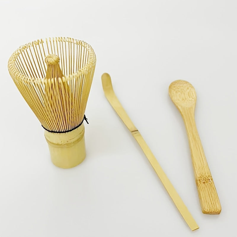 Tea Set with Matcha Whisk Spoon and Teaspoon for Traditional Matcha Preparation
