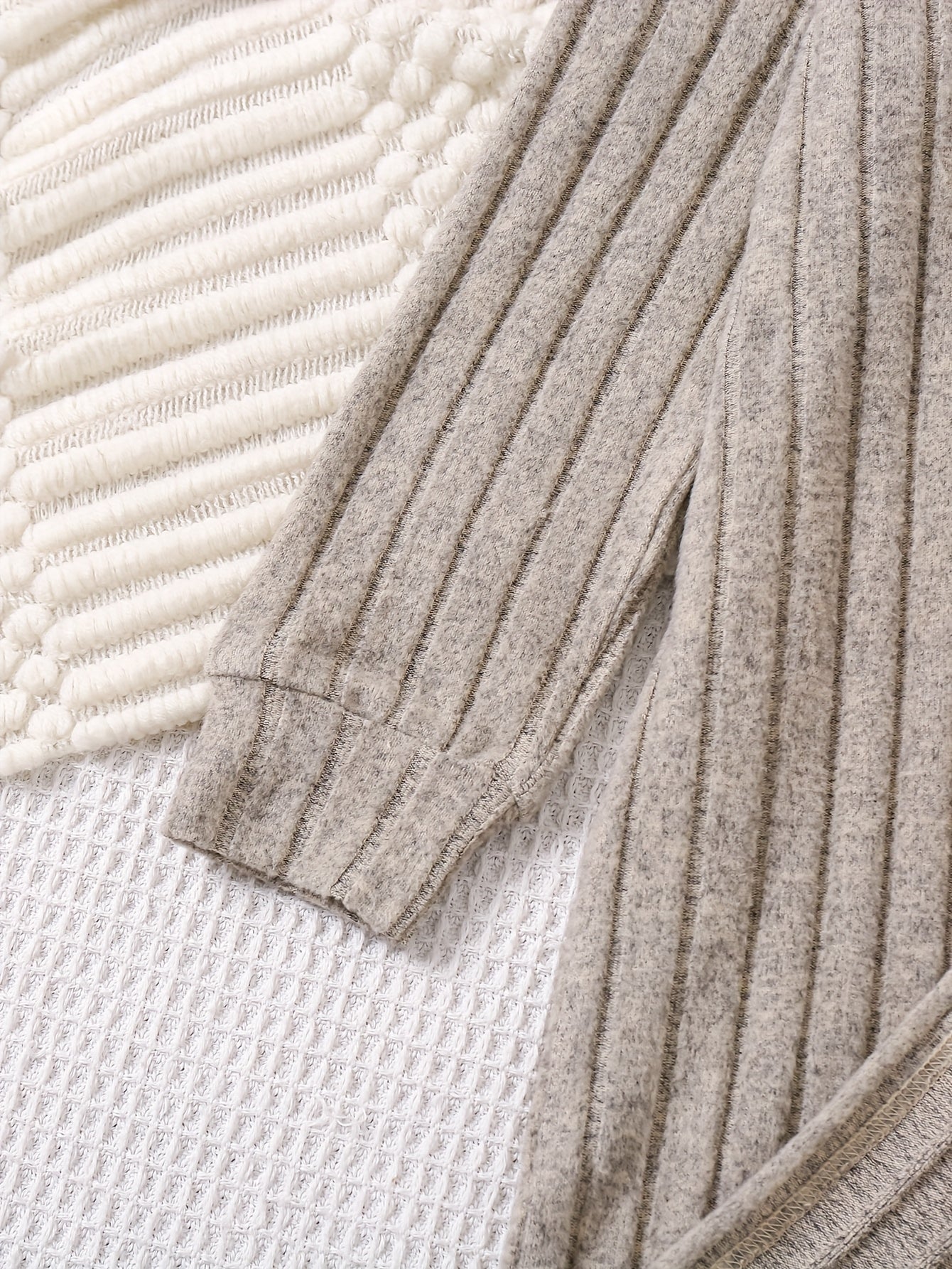 Девочкиный вязаный кардиган с длинными рукавами, топ и штаны для весны и осени, повседневный уличный стиль