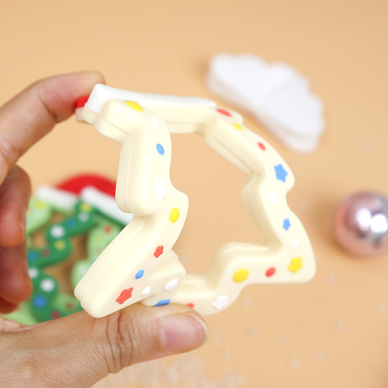 Kids Christmas Tree Teether Food-Grade Silicone Holiday Gift
