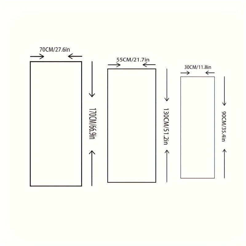 Gray Polyester Geometric Appliance Cover for Refrigerator and Washing Machine Dustproof