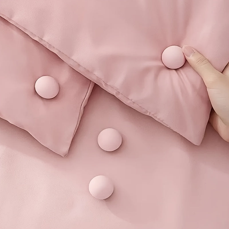 Set of 10 Red Nylon Duvet Cover Fasteners No-Slip Invisible Bed Sheet Holders
