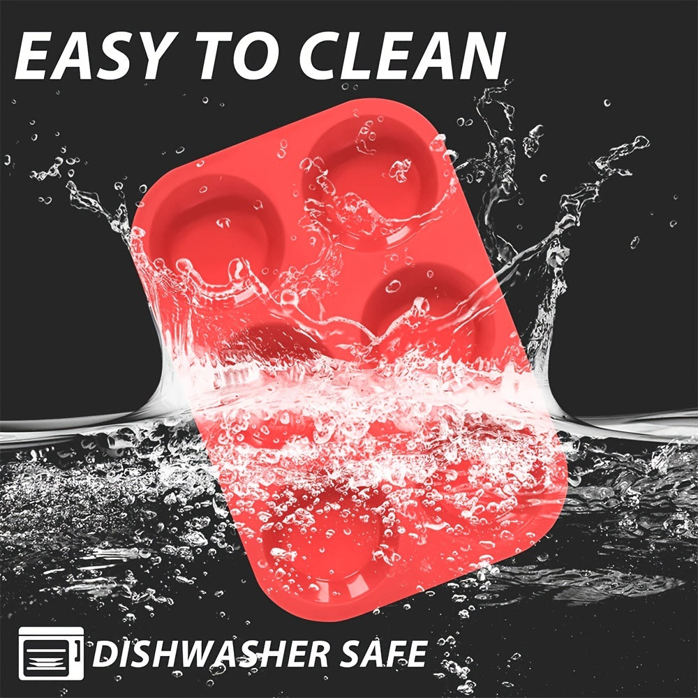 High Temperature Resistant Silicone Muffin Cup Cake Mold for Baking Pudding Mousse Soap Candles 1 Piece