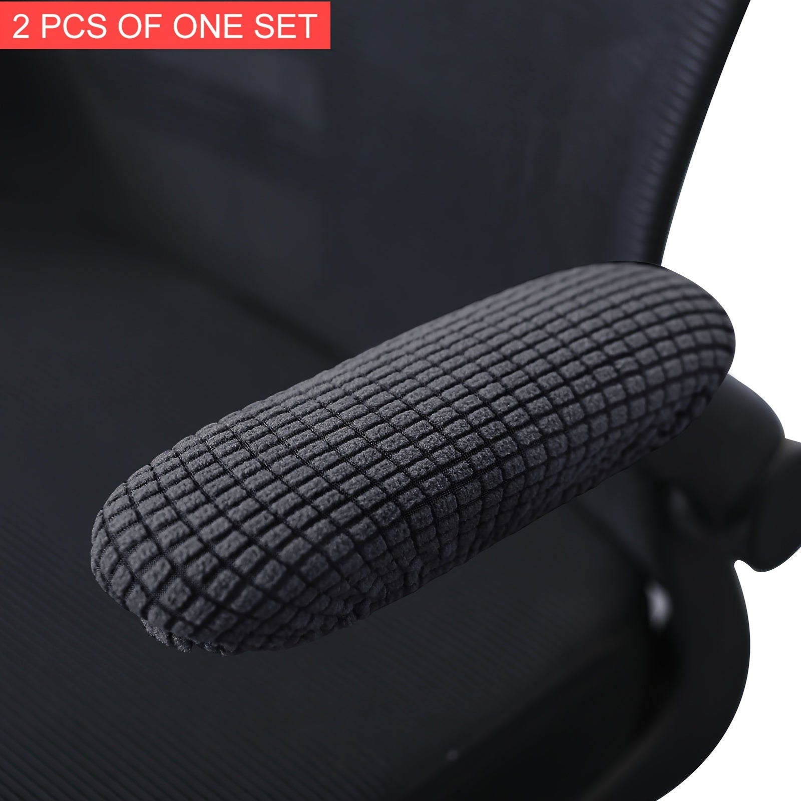 2-Pack Stretchable Polar Fleece Armchair Slipcovers Elastic Band Machine Washable