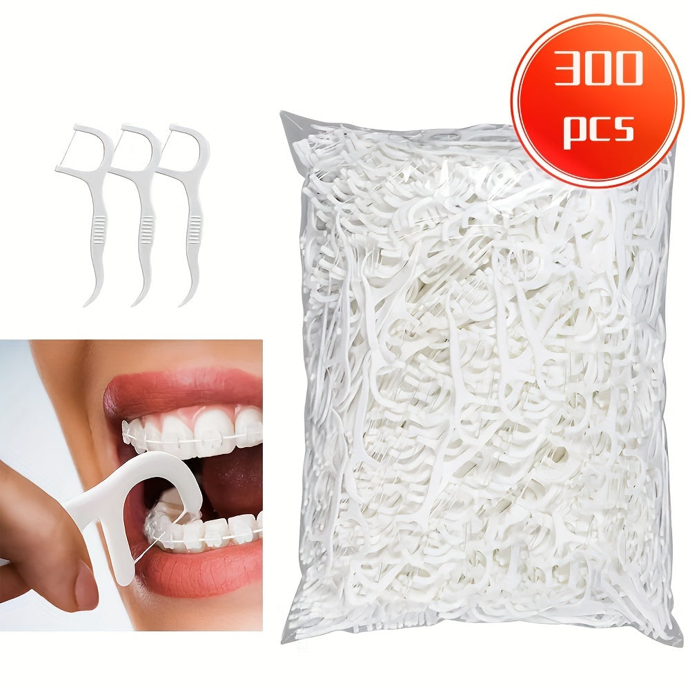 Disposable Dental Floss Picks Pack for Deep Cleaning, Portable and Hygienic
