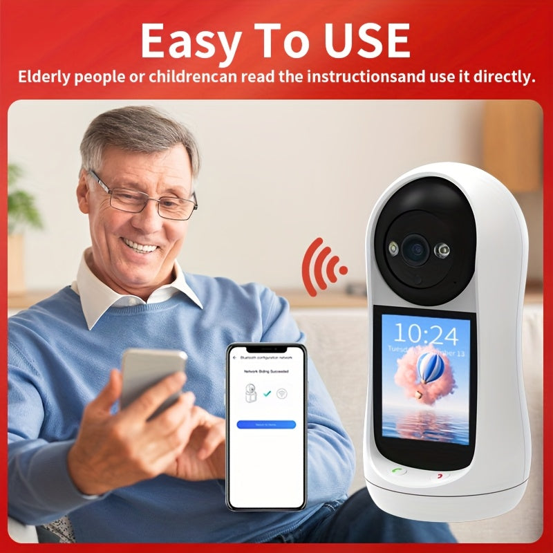 Wireless 1080p HD Video Surveillance Camera with Two-Way Audio Wi-Fi USB Powered