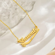 Personalized Stainless Steel Ice Hockey Necklace for Sports Enthusiasts Gift