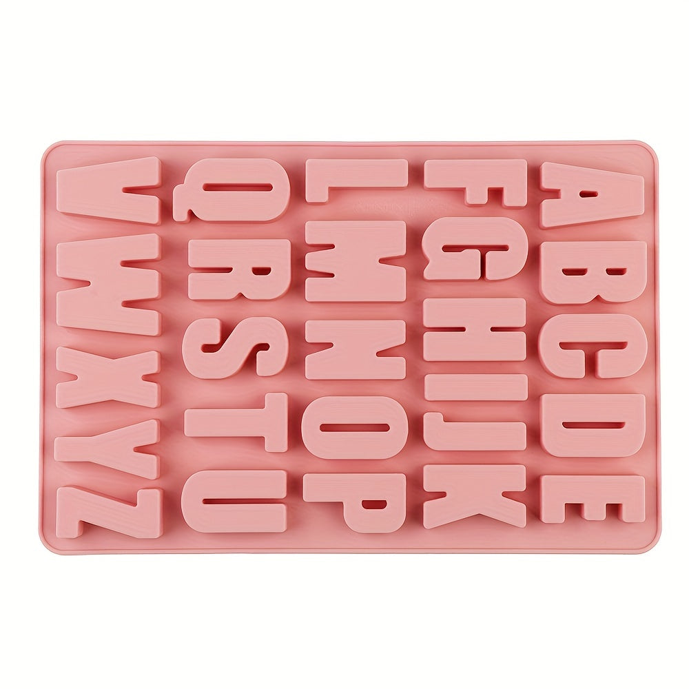 Silicone Alphabet Mold Set for Baking, Crafts, and DIY Projects