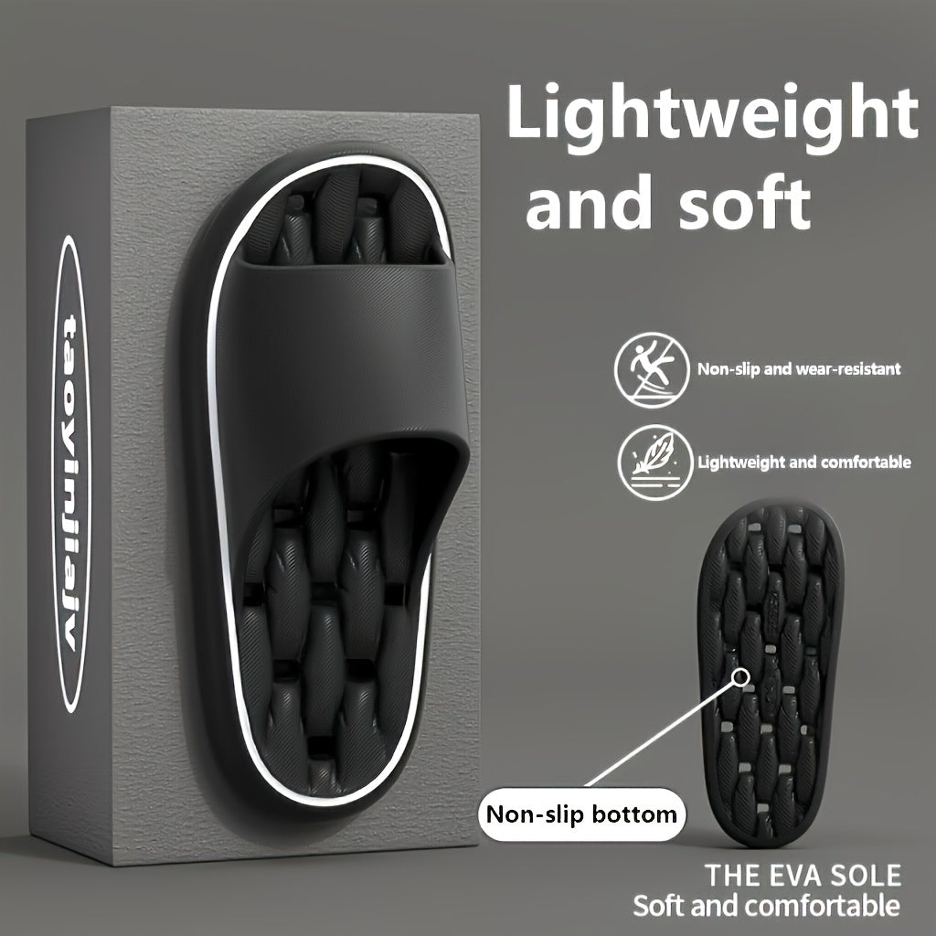 Unisex EVA Non-Slip Sandals Minimalist Stripe Comfortable All Seasons