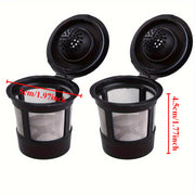 Reusable K-Cups for Keurig Coffee Makers, Easy to Clean, Fits 1.0 and 2.0 Brewers