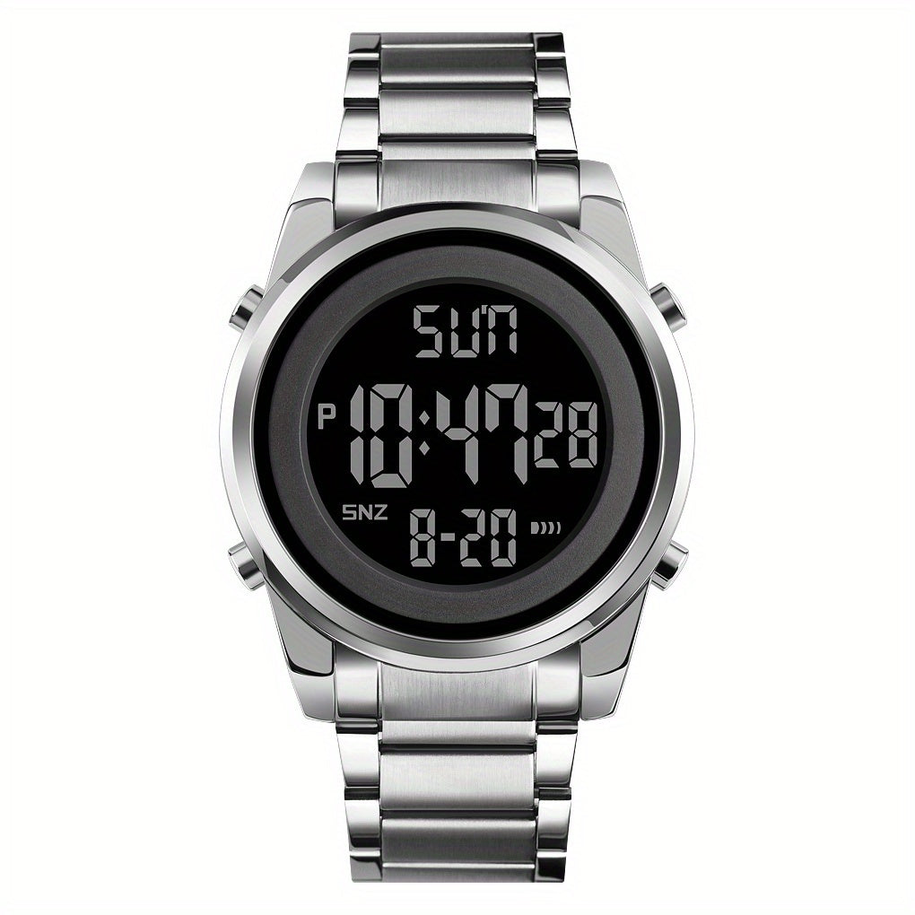 Men's Digital Watch Multifunctional LED Night Light Alarm Fashion Gift