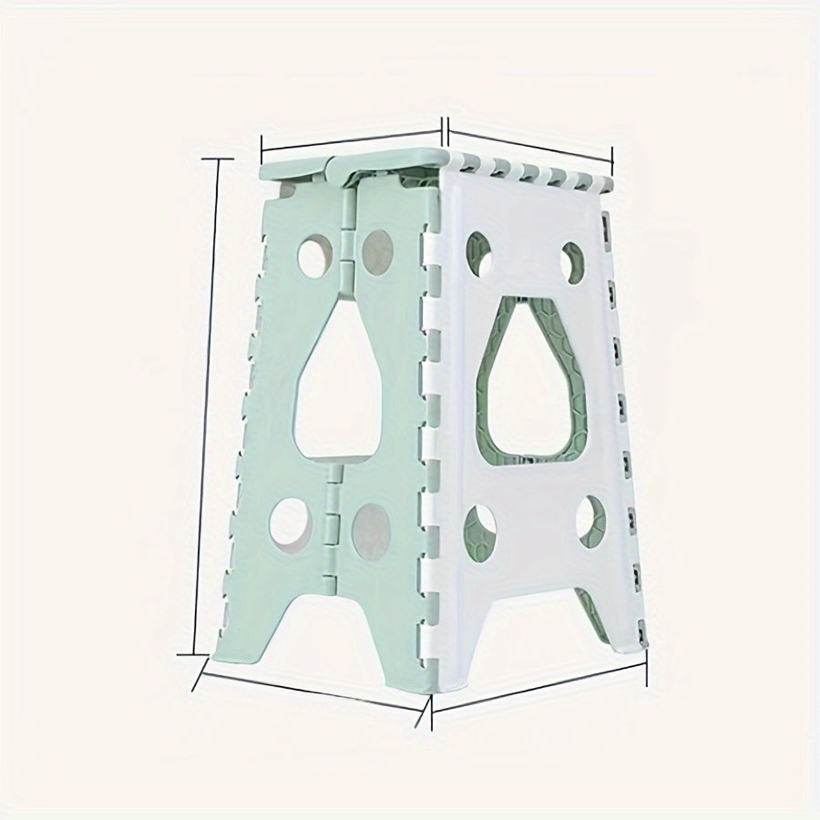 Складной стул с компактной конструкцией - прочный и толстый материал для использования в помещении и на улице, легкоочищаемый пластик