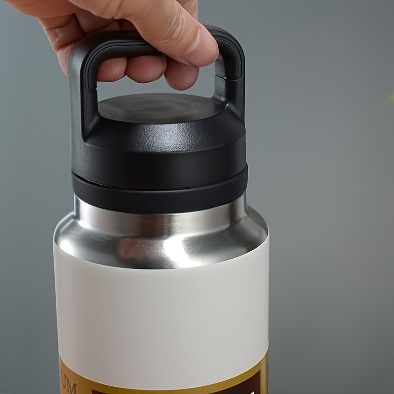 1100ml Insulated Metal Water Bottle with Handle Leak-Proof BPA Free